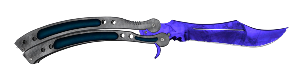 Nejdražší CS:GO skiny - Butterfly Knife Doppler Sapphire