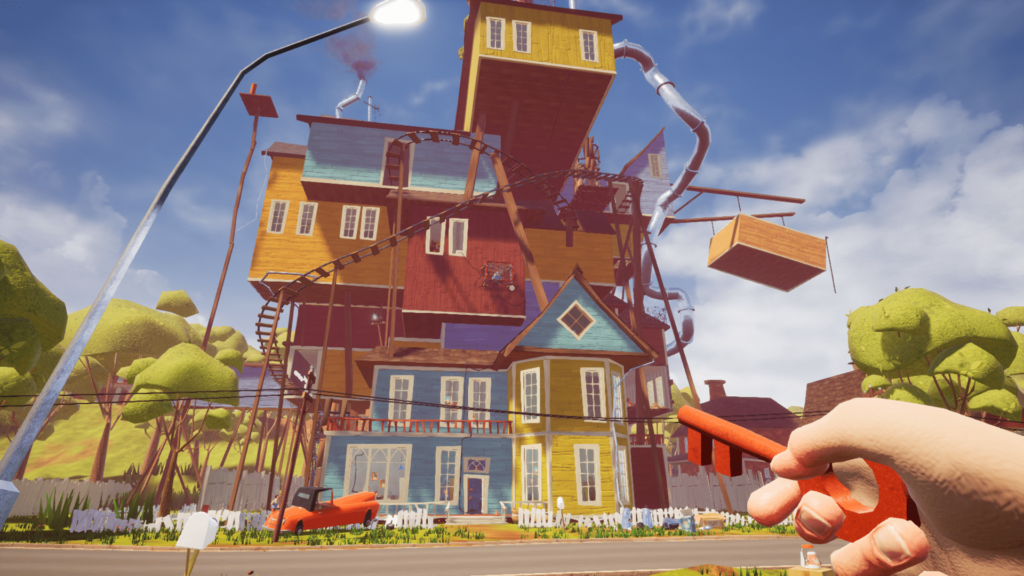 Dům se zvětšuje - Hello Neighbor recenze