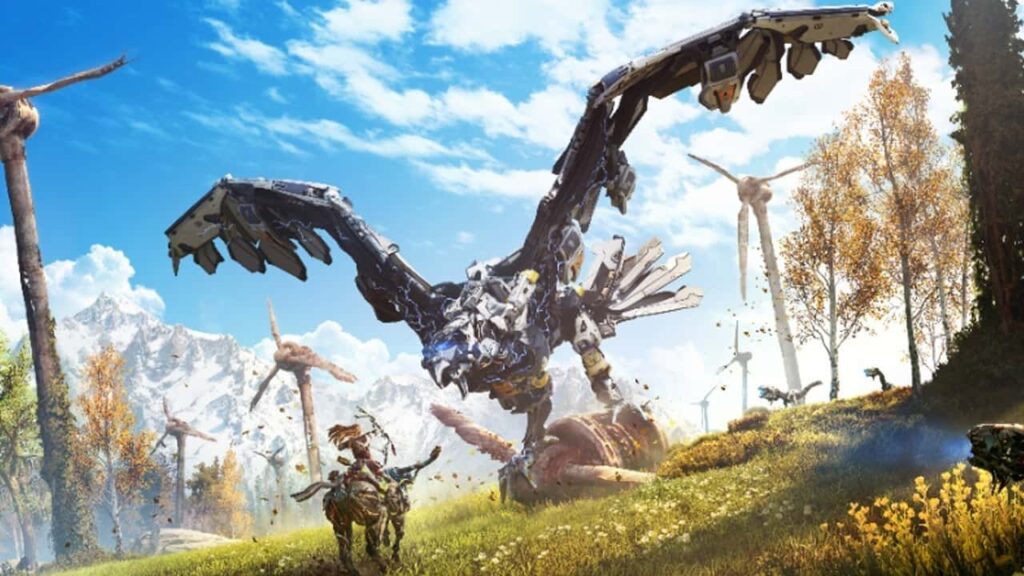 Horizon Zero Dawn robotický pták