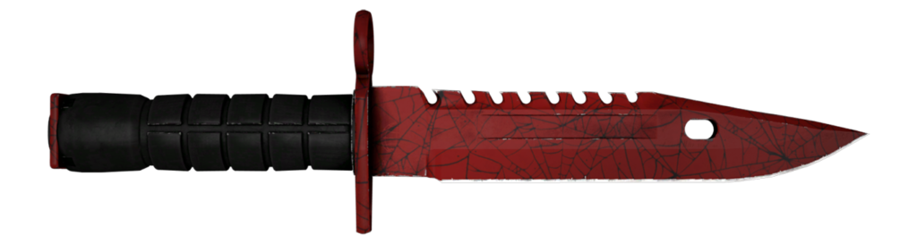 Nejdražší CS:GO skiny - M9 Bayonet Crimson Web