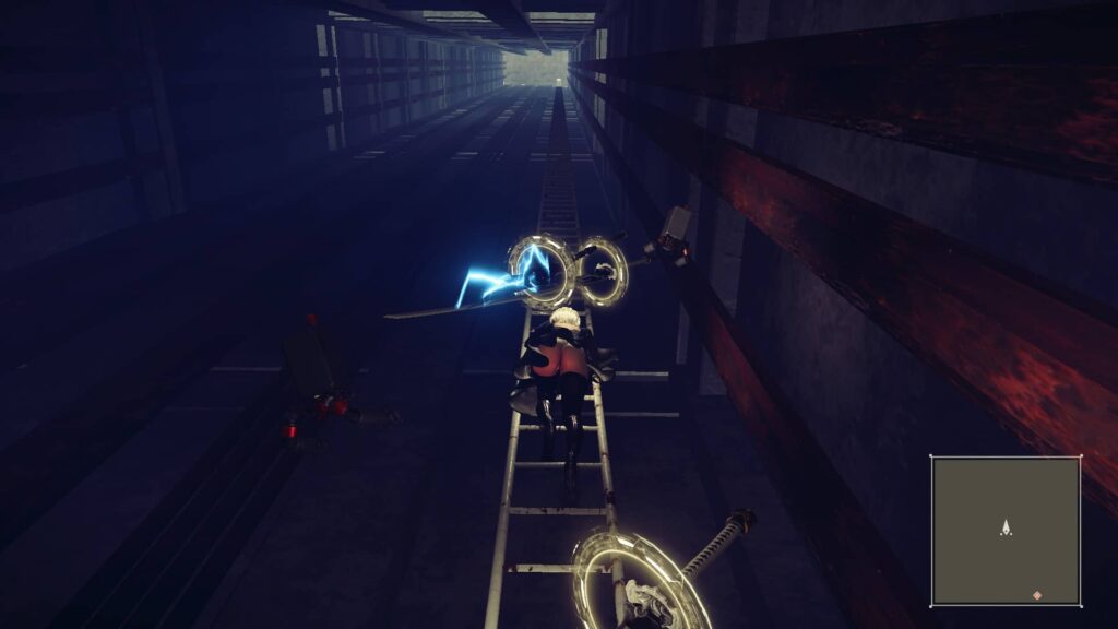 Nier Automata – žebřík