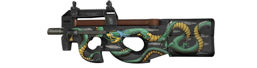 Nejdražší CS:GO skiny - P90 Emerald Dragon StatTrak™