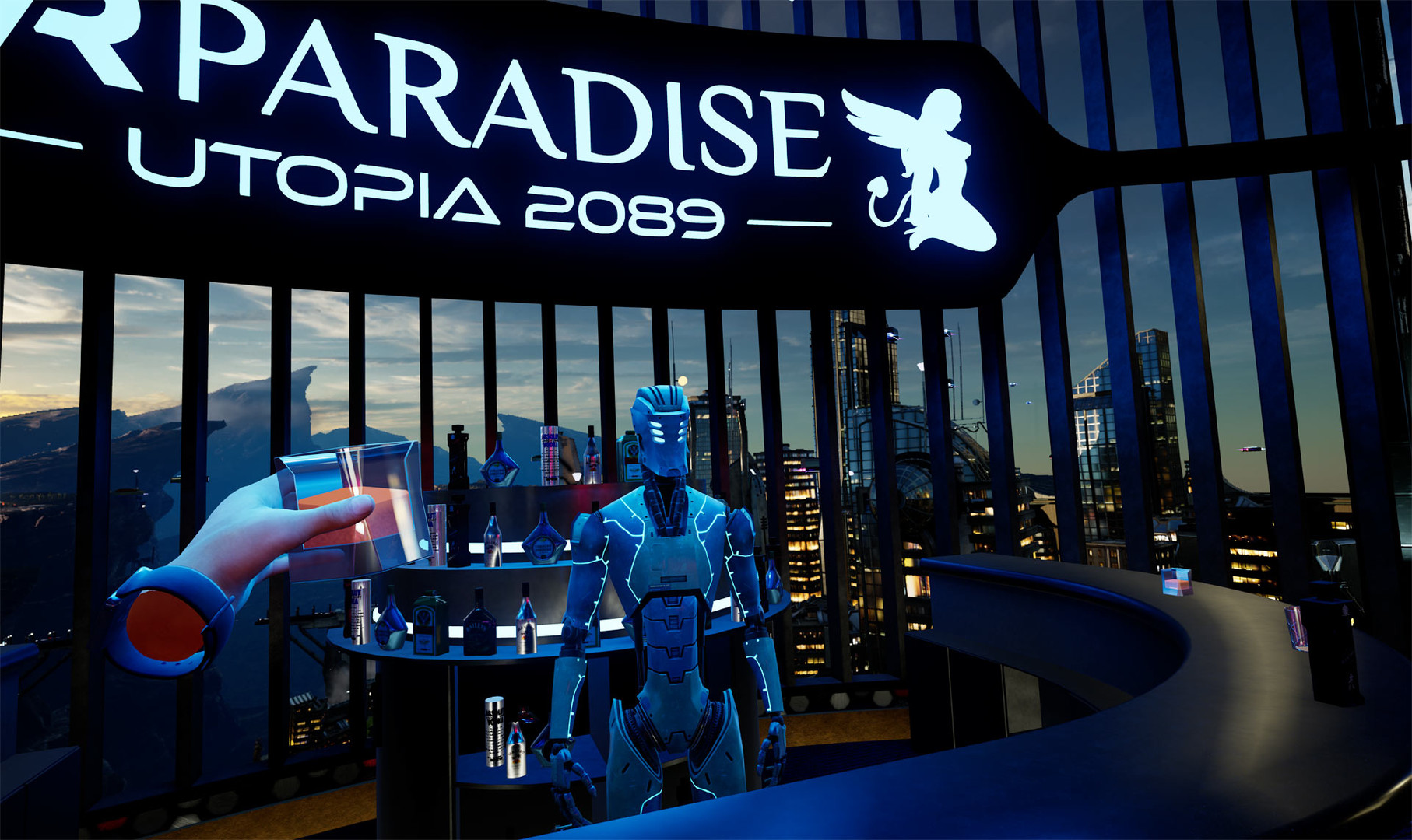 VR Paradise robot