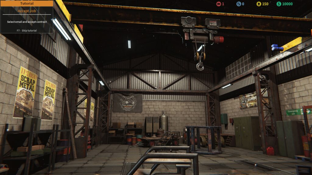 Tank Mechanic Simulator dílna2