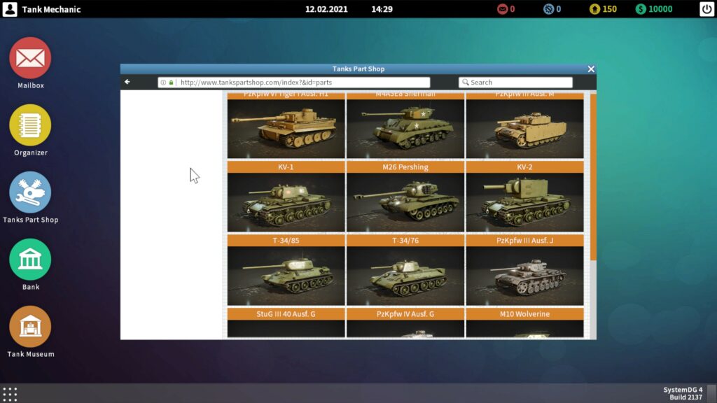 Tank Mechanic Simulator tanky