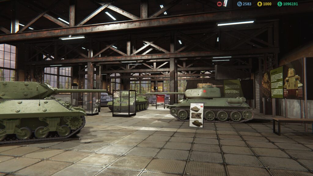 Tank Mechanic Simulator museum