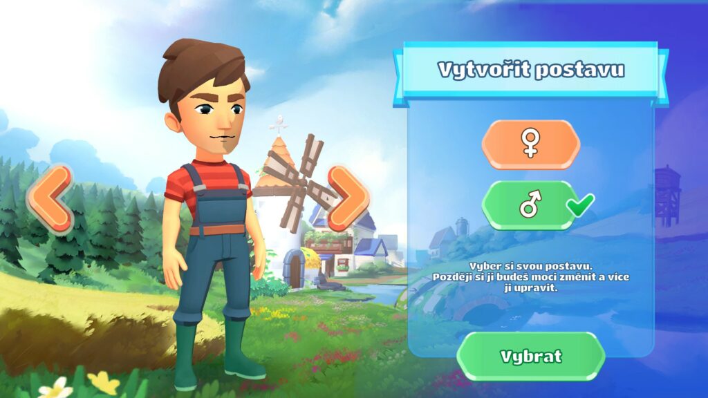 BIG FARM STORY tvorba postavy