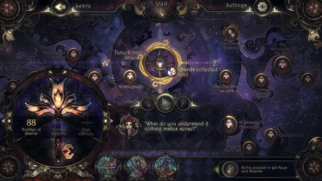 Glass Masquerade 2 Illusions – mapa