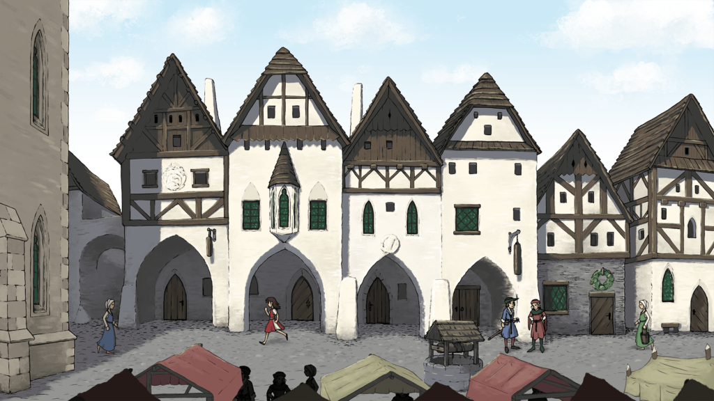 Scarlet Deer Inn – město