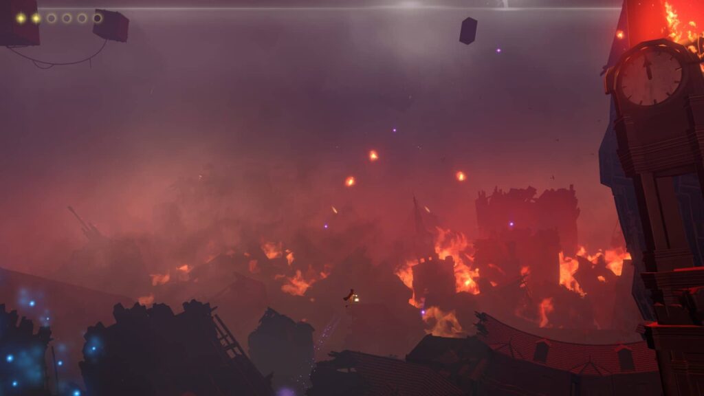 The Last Sky – požár