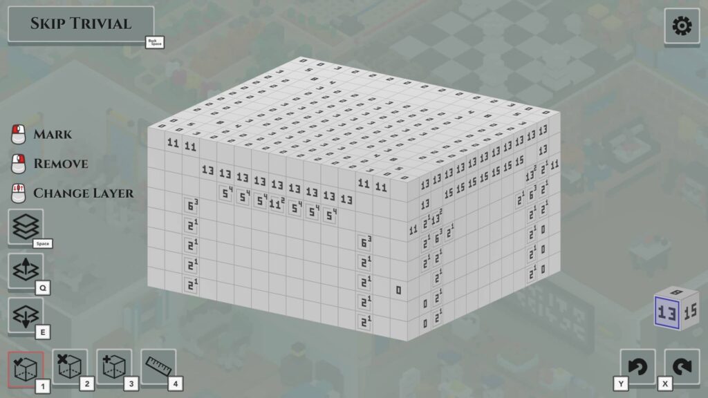 Voxelgram – náročnost se zvyšuje