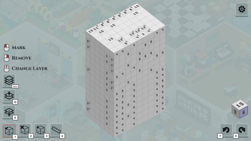 Voxelgram – postupně se obtížnost zvyšuje