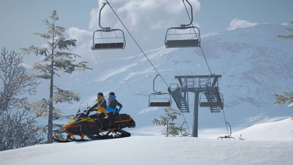 Winter Resort Simulator Season 2 -sněžný skůtr