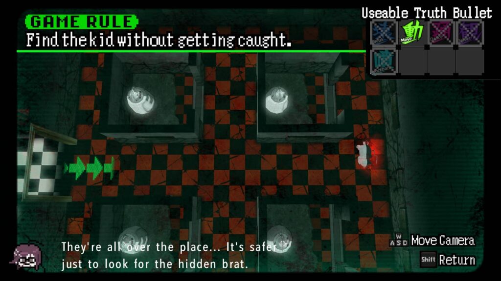 Danganronpa Another Episode Ultra Despair Girls – místnost, kdy bude zapotřebí zapojit logiku