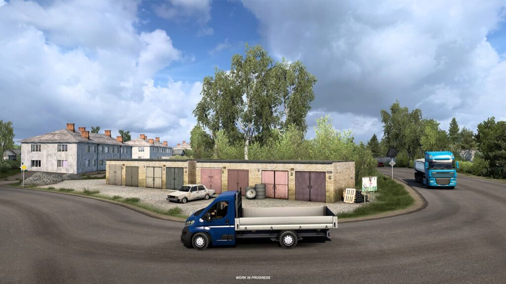ETS 2 Heart of Russia - garáže