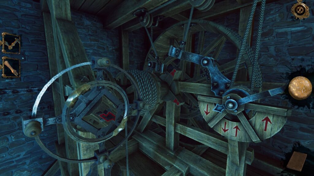 The House of Da Vinci 2 – mechanismus výtahu