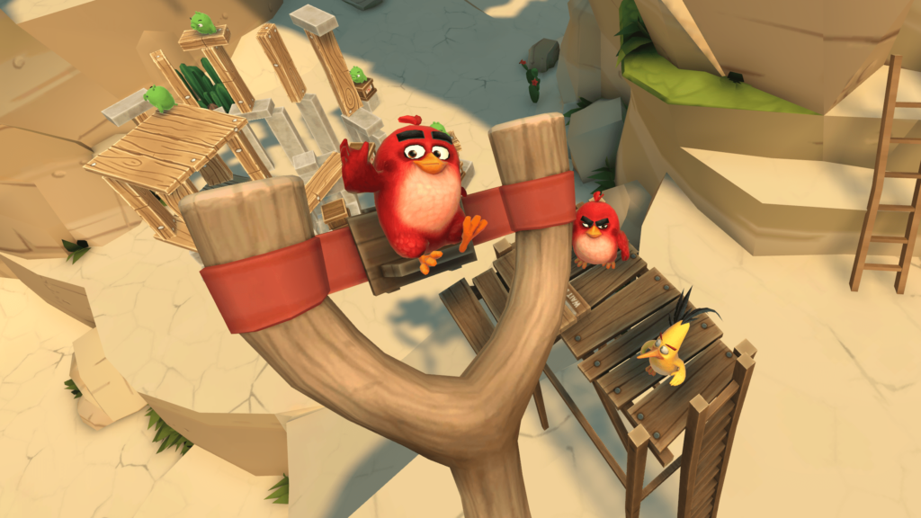 Angry Birds VR červený ptáček