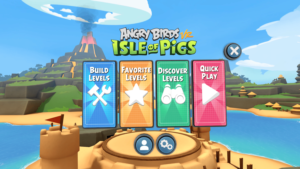 Angry Birds VR menu editoru