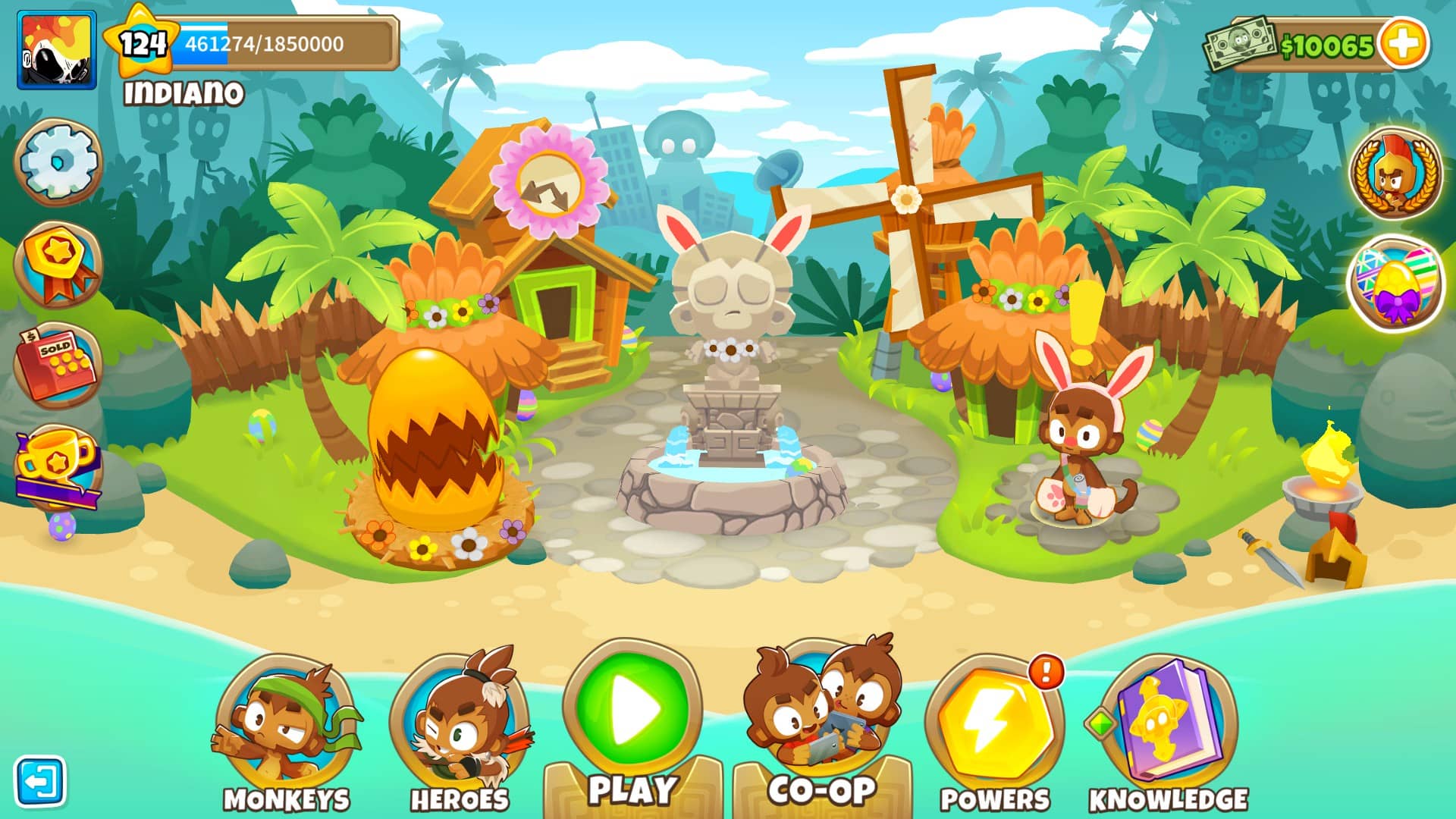 Bloons TD 6 - menu