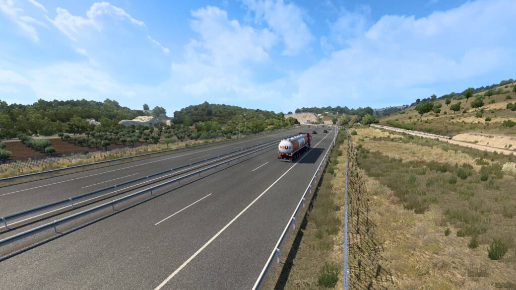 Euro Truck Simulator 2 Iberia - dálnice ve Španělsku