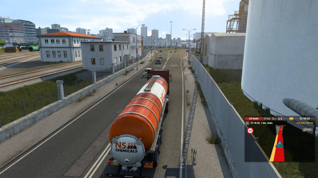 Euro Truck Simulator 2 Iberia - nebezpečný náklad