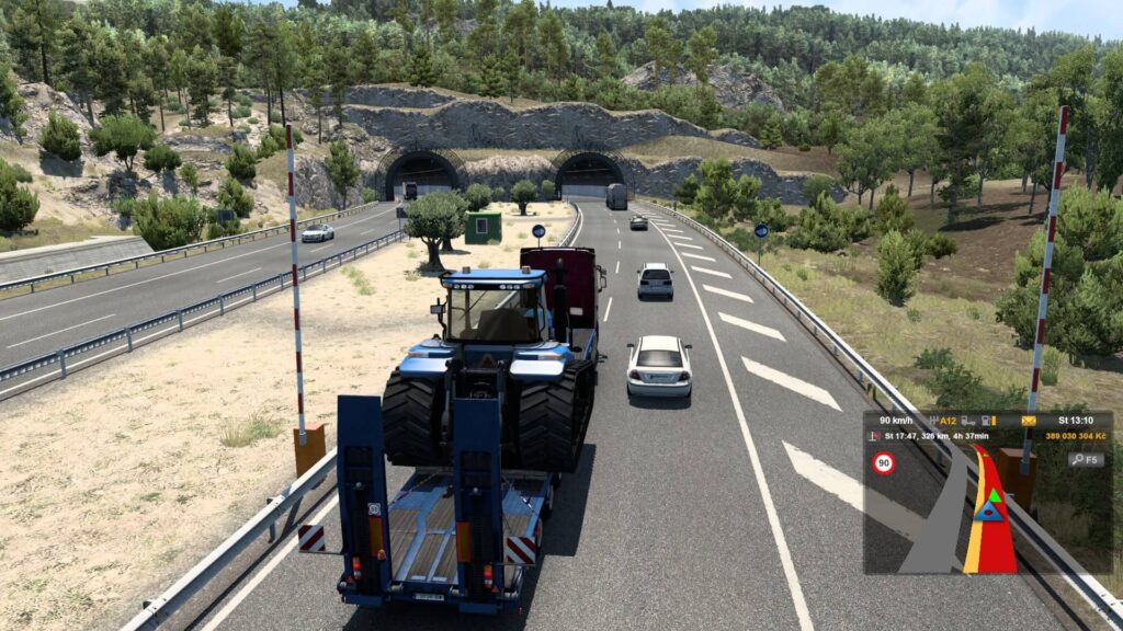 Euro Truck Simulator 2 Iberia - tunel