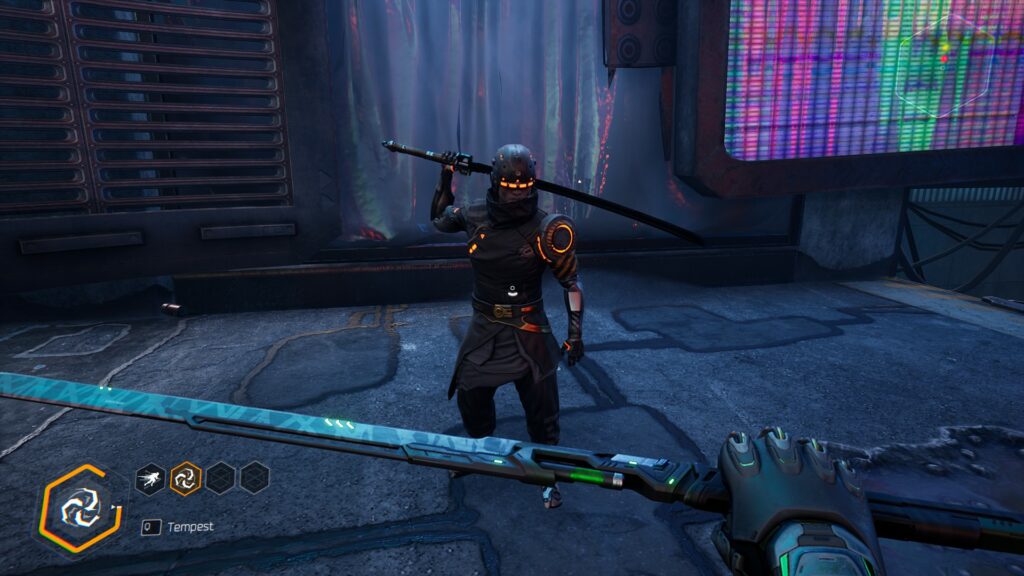 Ghostrunner fight