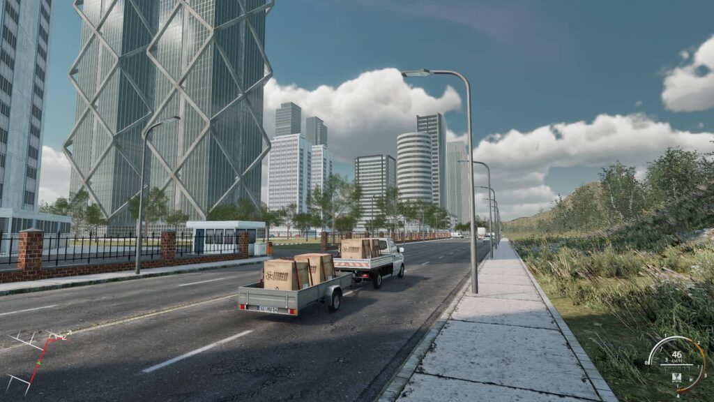 Truck & Logistics Simulator - jízda městem