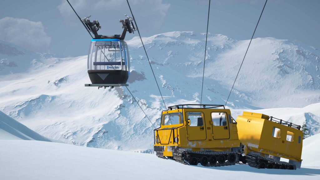 Winter Resort Simulator Season 2 - transfer lanovka