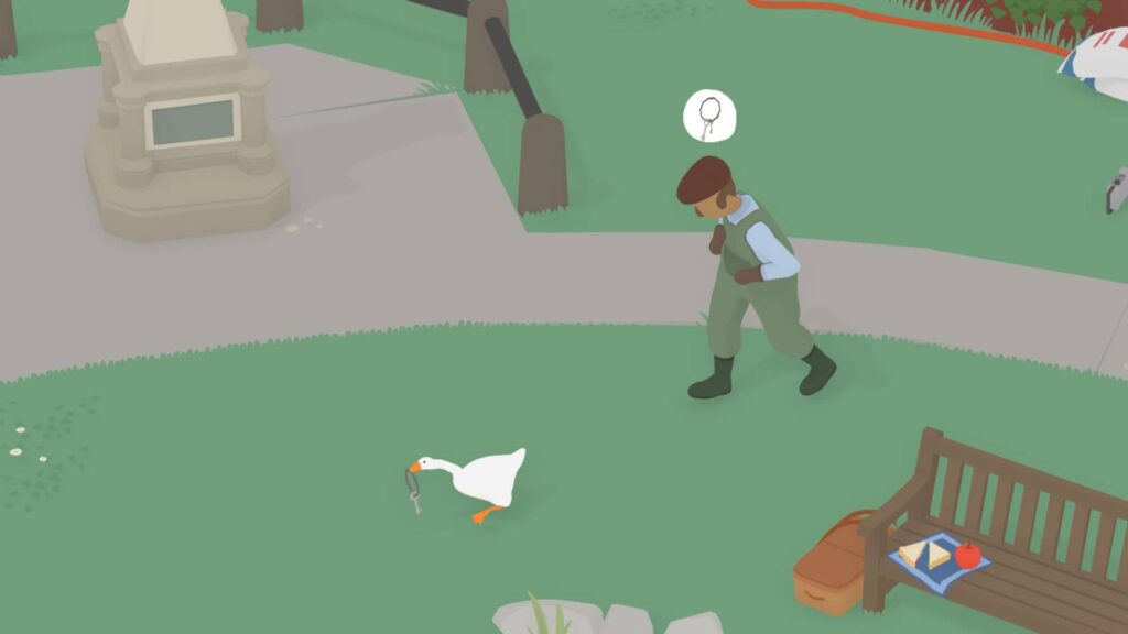 Untitled Goose Game – Ukradené klíče