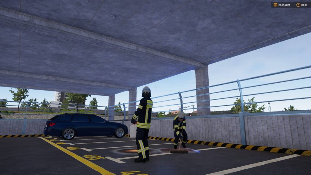 Emergency Call 112 The Fire Fighting Simulation 2 - čištění olejové skvrny