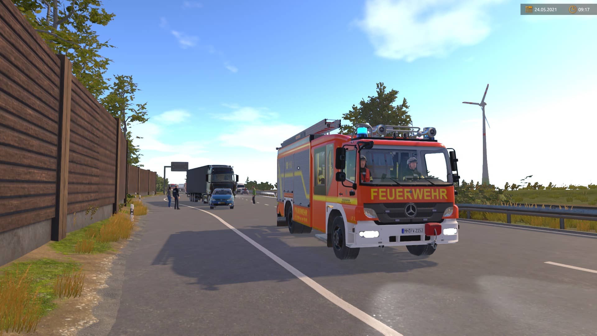 Emergency Call 112 The Fire Fighting Simulation 2 - dopravní nehoda