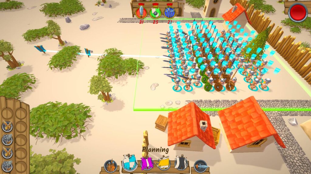 Gallic Wars Battle Simulator - plánování
