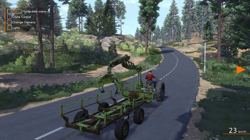 Lumberjacks Dynasty - jízda traktorem