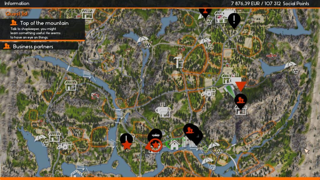 Lumberjacks Dynasty - mapa