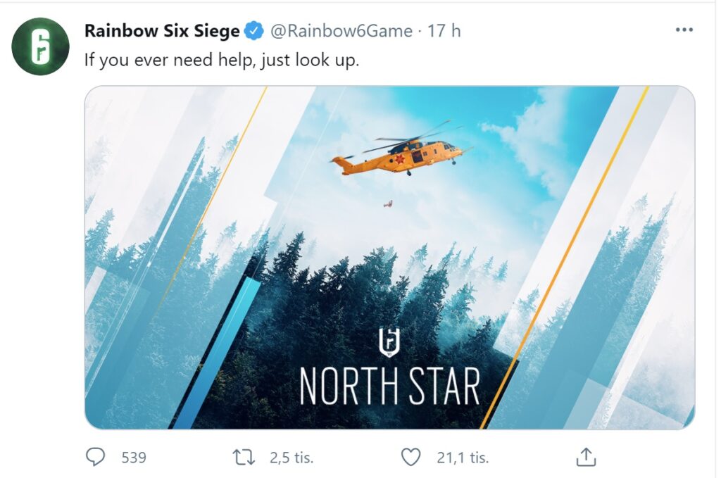 Rainbow Six Siege North Star a little help