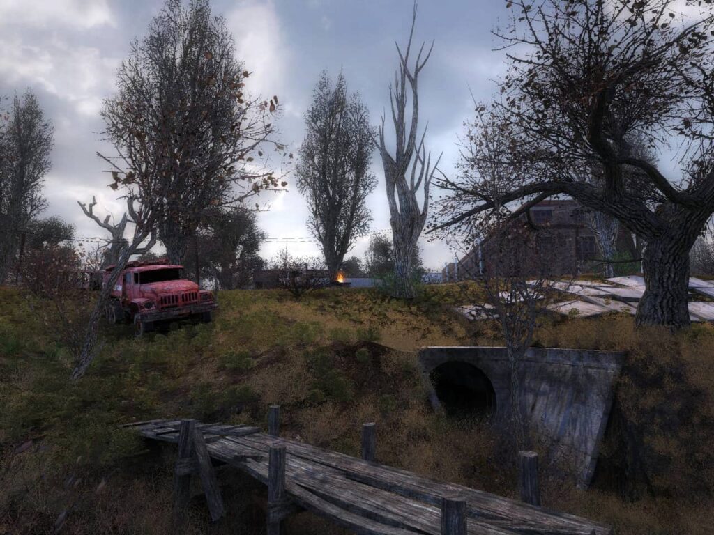 STALKER Shadow of Chernobyl - černobylská krajina