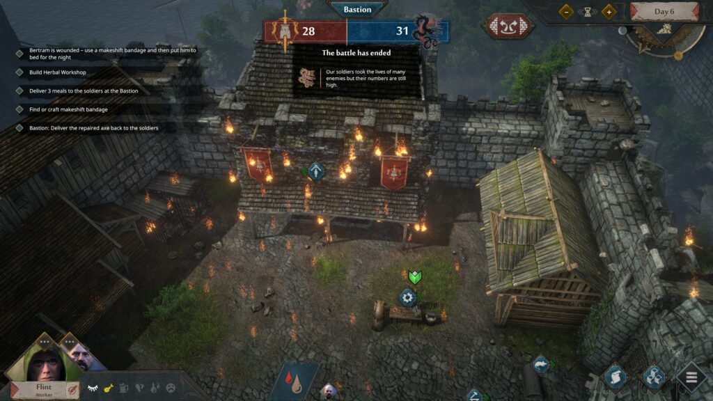Siege Survival Gloria Victis šípy