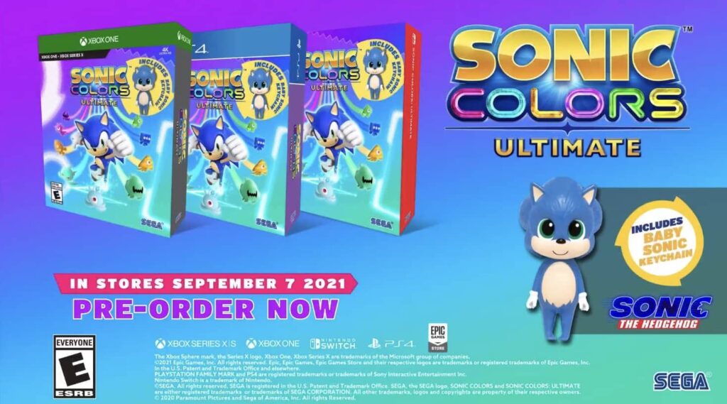 Sonic Colors Ultimate – předobjednávkový bonus 1