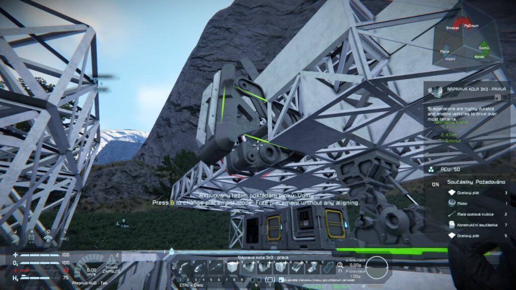 Space Engineers - stavba lodi