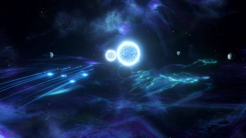 Stellaris - modrý vesmír