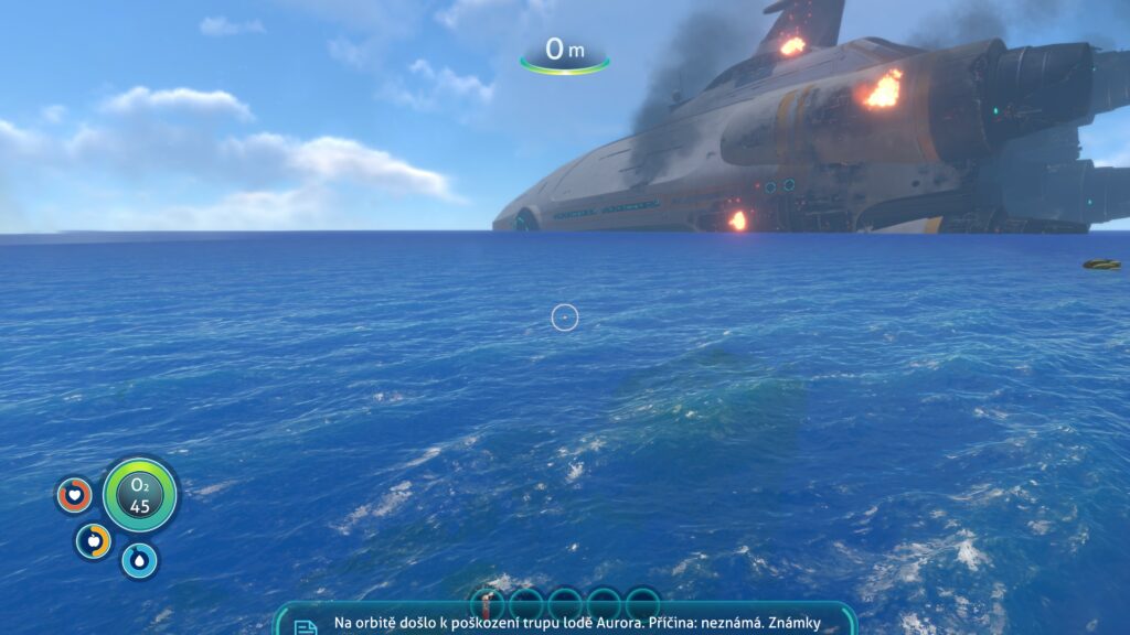 Subnautica Aurora crash