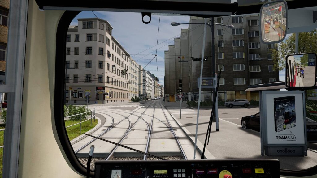 TramSim - křižovatka