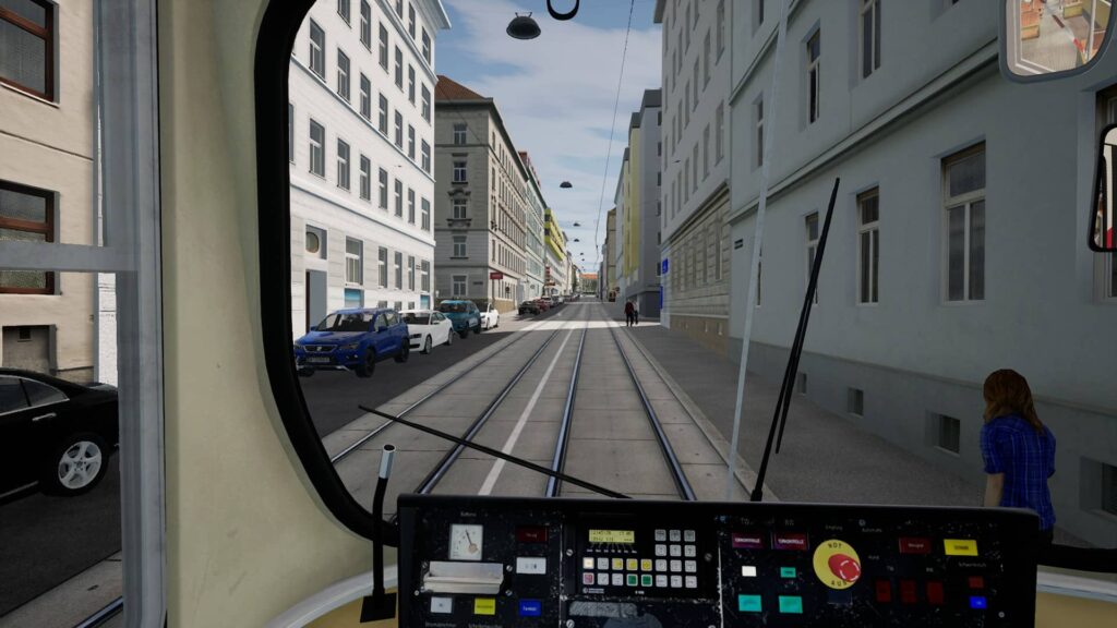 TramSim - ulice ve Vídni