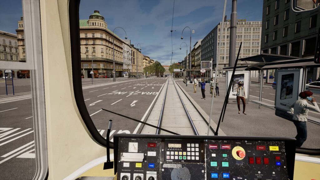 TramSim - zastávka