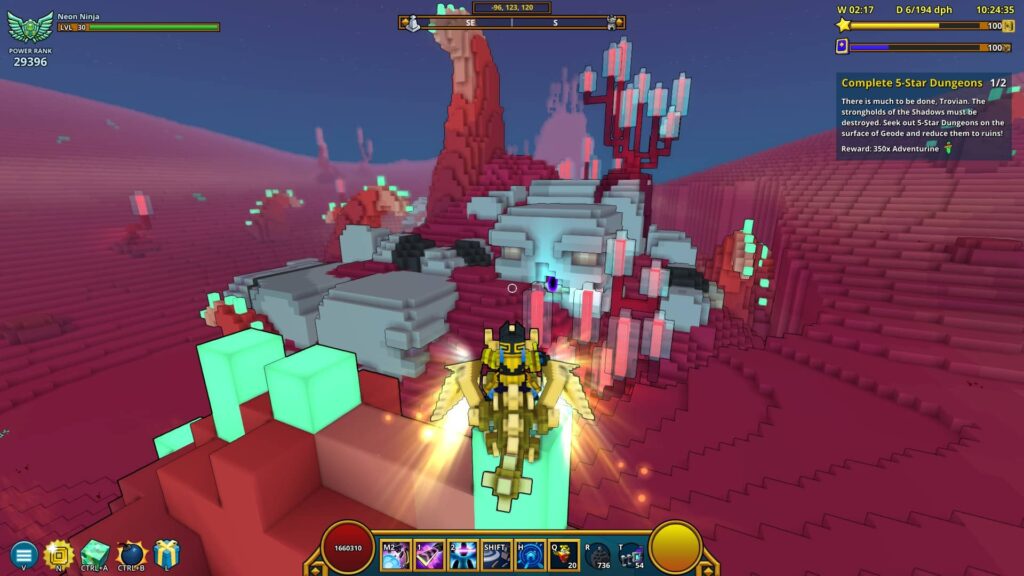 Trove Geode Topside dungeon