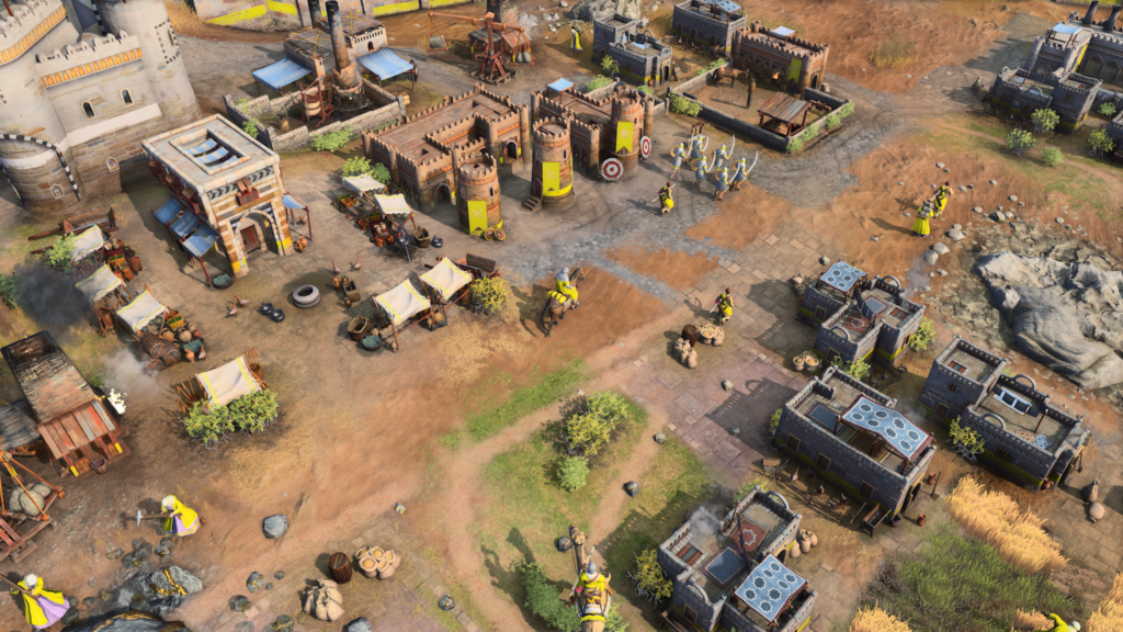 Age of Empires 4 – pohled na budovy