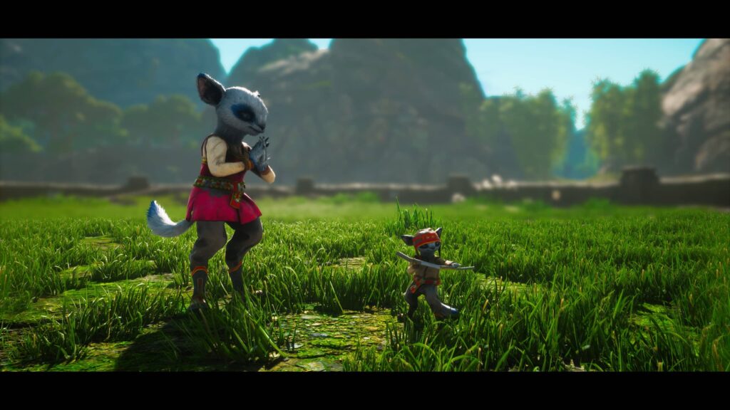 Biomutant – trénink s Moomou