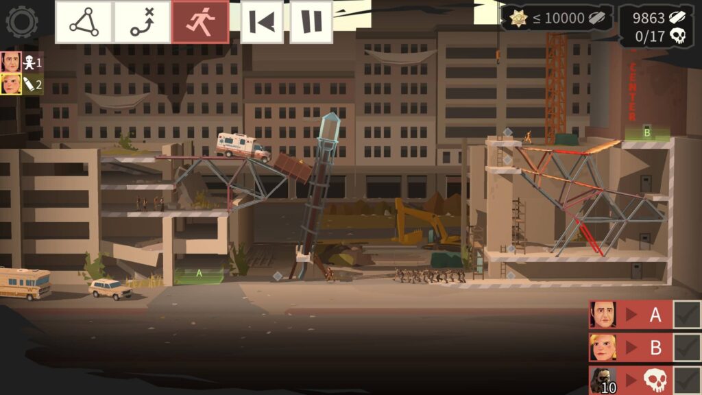 Bridge Constructor The Walking Dead – opět nastupuje fyzika