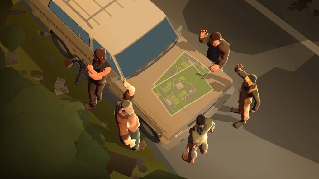 Bridge Constructor The Walking Dead – taktická porada